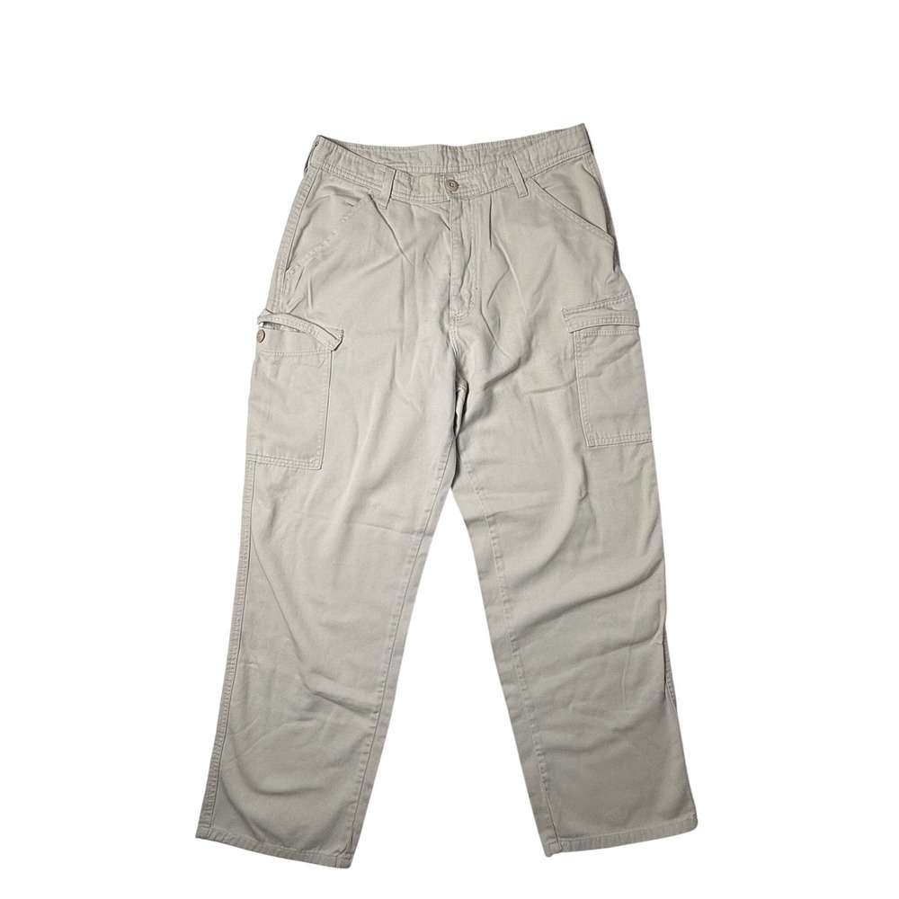 Vintage Polo Jeans Co Ralph Lauren Cargo Pants Mens 34x30 Khaki Beige Cotton